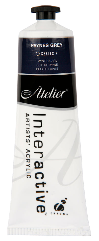 Paynes Grey 80ml - Atelier Acrylic Paint S2