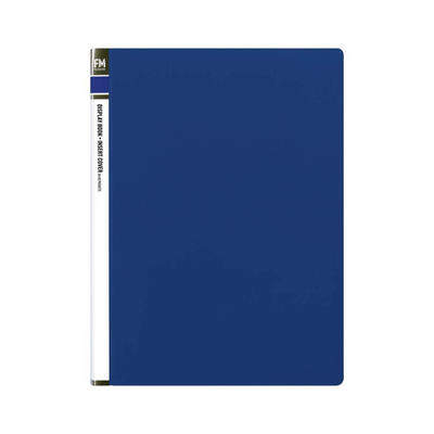 Blue - A4 Clearfile 40 Page with Insert Front Cover