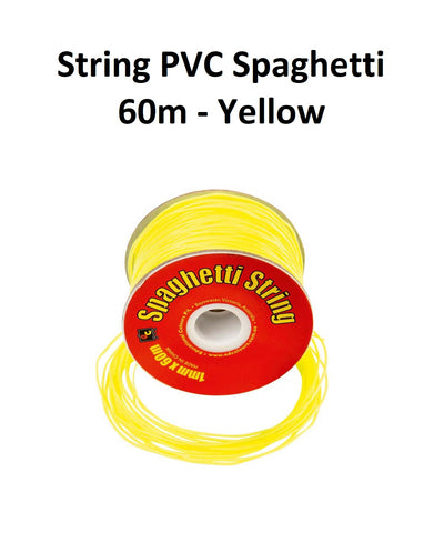 Yellow 60m - Spaghetti String PVC Roll
