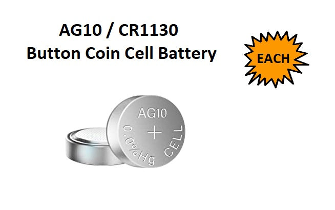 Button Battery - AG10 / CR1130 - Single