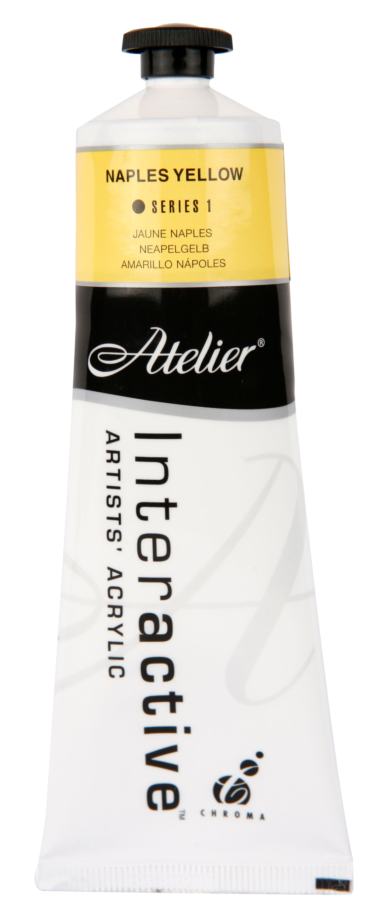 Naples Yellow 80ml - Atelier Acrylic Paint S1