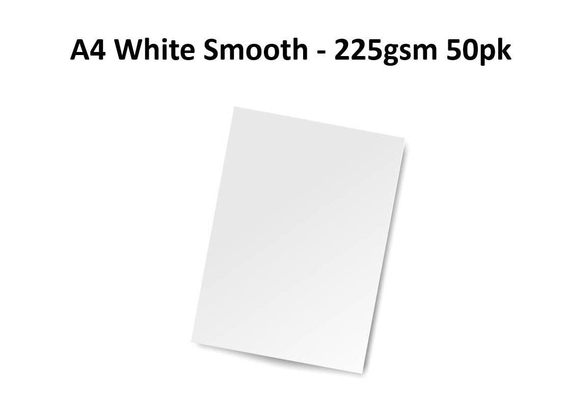 A4 White Smooth - Kaskad 225gsm 50 sheets