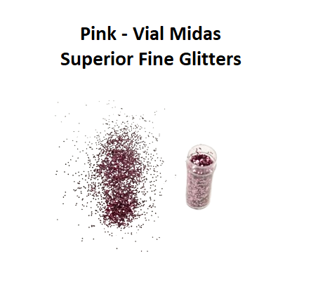 Pink 10g - Midas Superior Fine Glitters