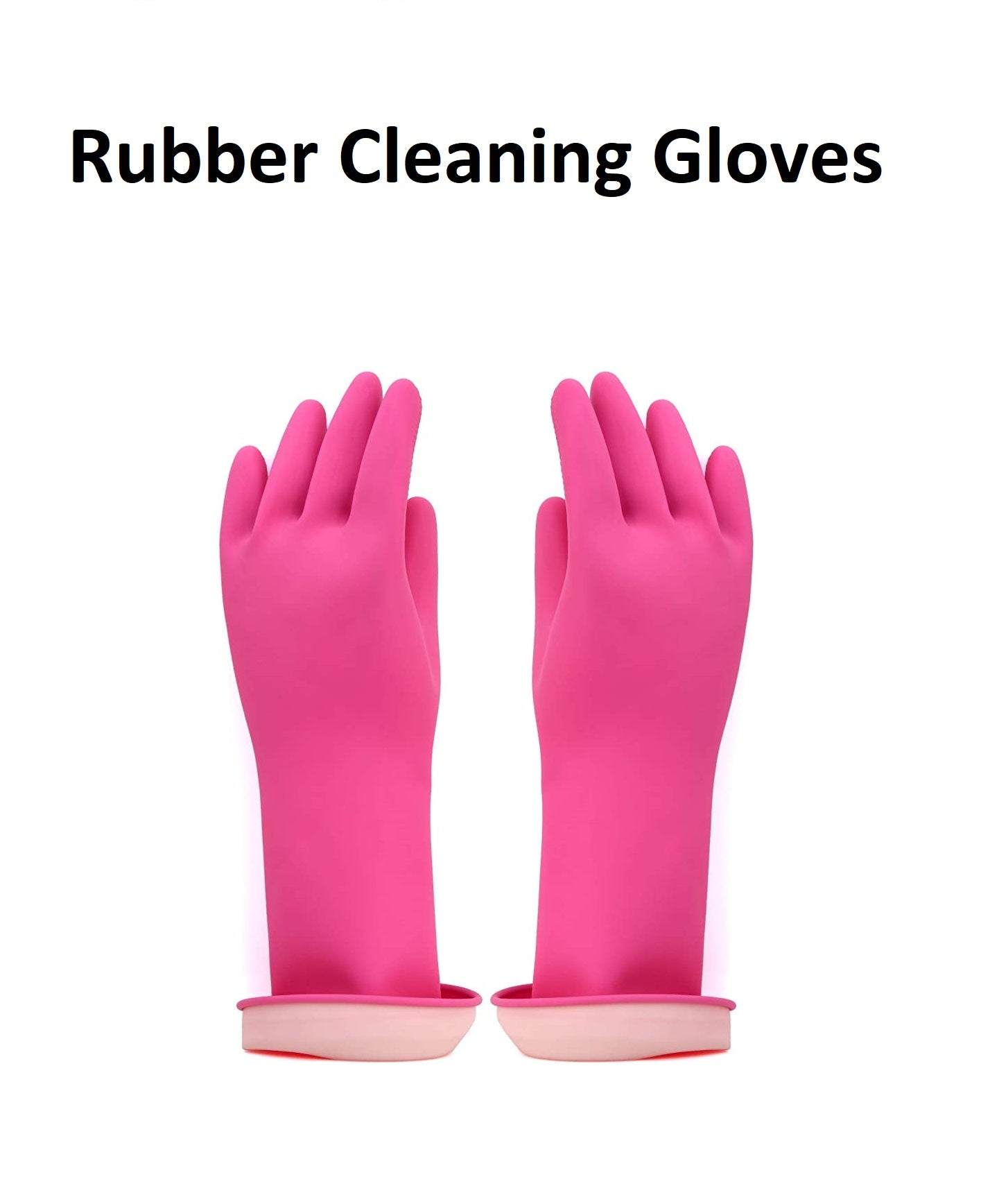 Rubber Household Cleaning Gloves - Pair