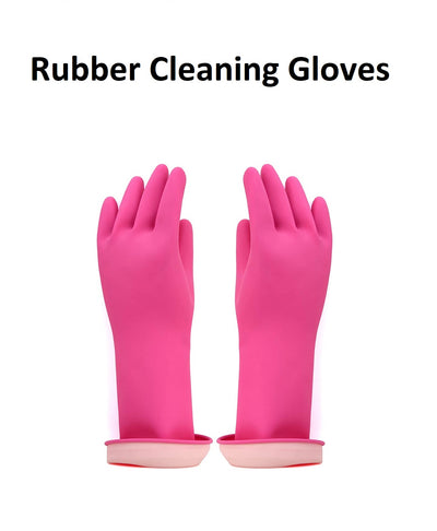 Rubber Household Cleaning Gloves - Pair