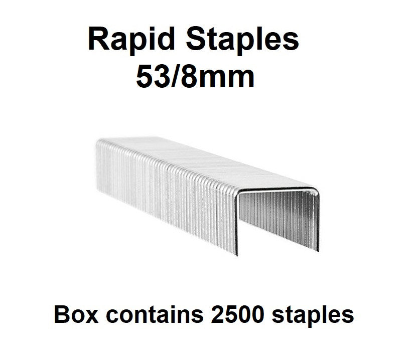 Staples - 53/8mm - Box of 2500