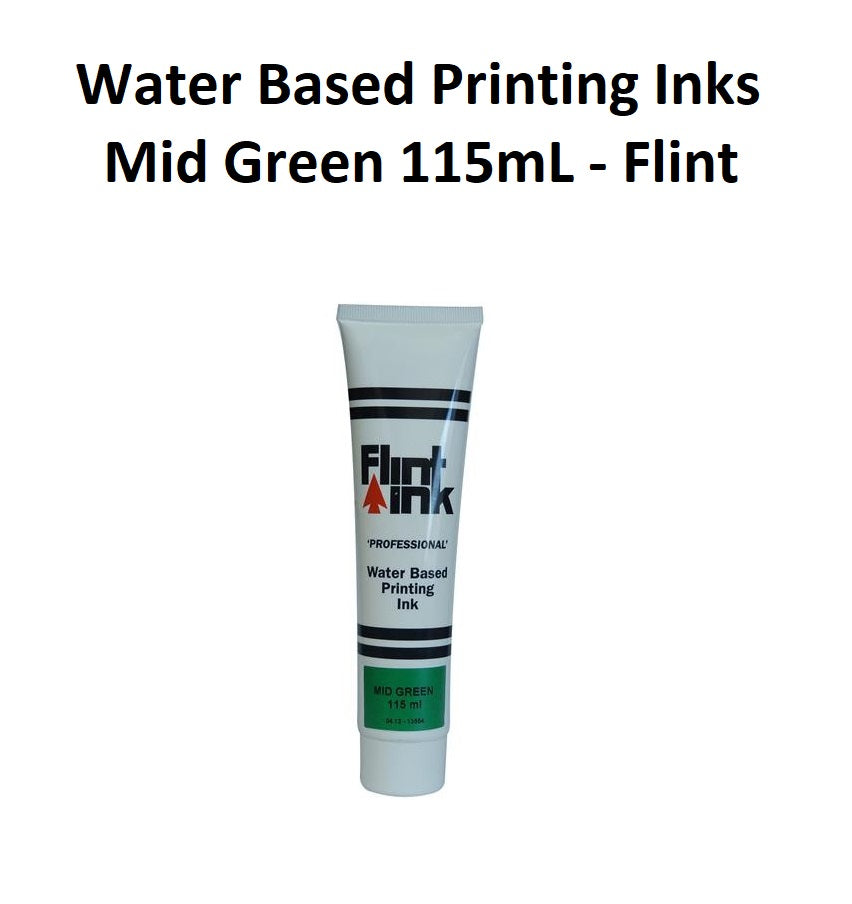 Mid Green 115mL - Flint Water Based Printing Inks