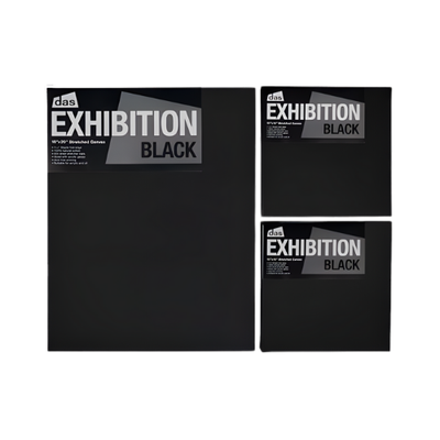 12 x 12 Inch - Black Exhibition Canvas 1.5 inch
