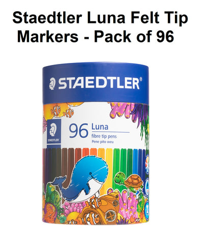 Staedtler Luna Felt Tip Markers - Pack of 96