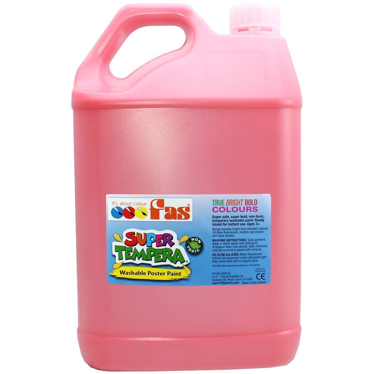 Red 5L - FAS Super Tempera Poster Paint