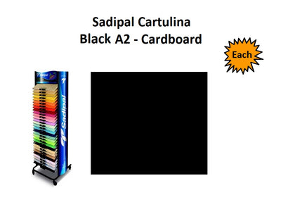 A2 - Cardboard - Single Sheets - Black