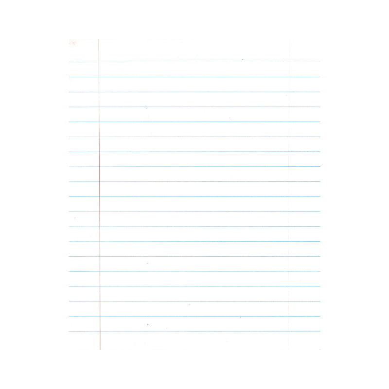10F5 - Newsprint Pad - 12mm Lined