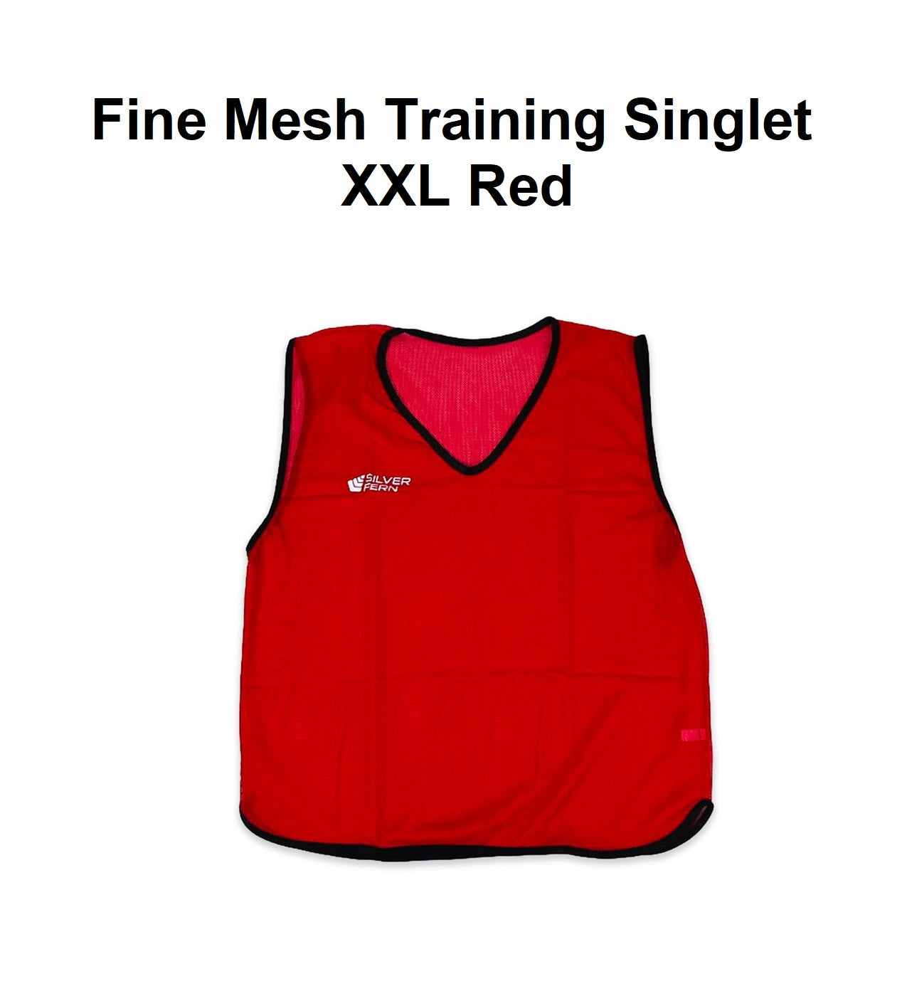 Fine Mesh Training Singlet - XL Red