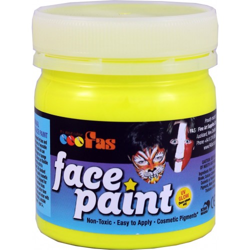 Fluoro Yellow 120mL - FAS Face Paints