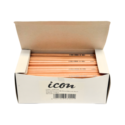Icon Natural Hexagonal Pencil - HB - Box of 144