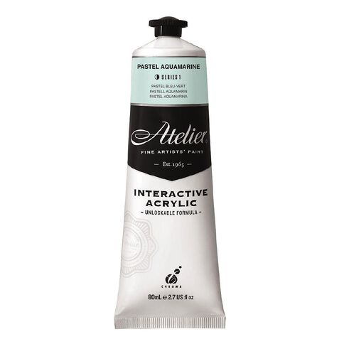 Pastel Aquamarine 80ml - Atelier Acrylic Paint S1
