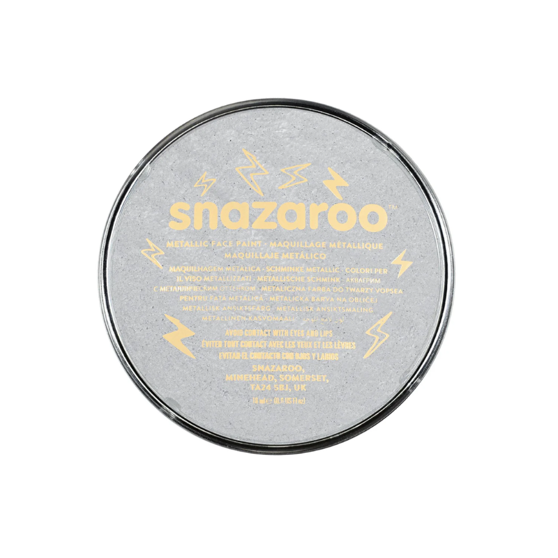 Metallic Silver 18mL - Snazaroo Metallic Face Paint