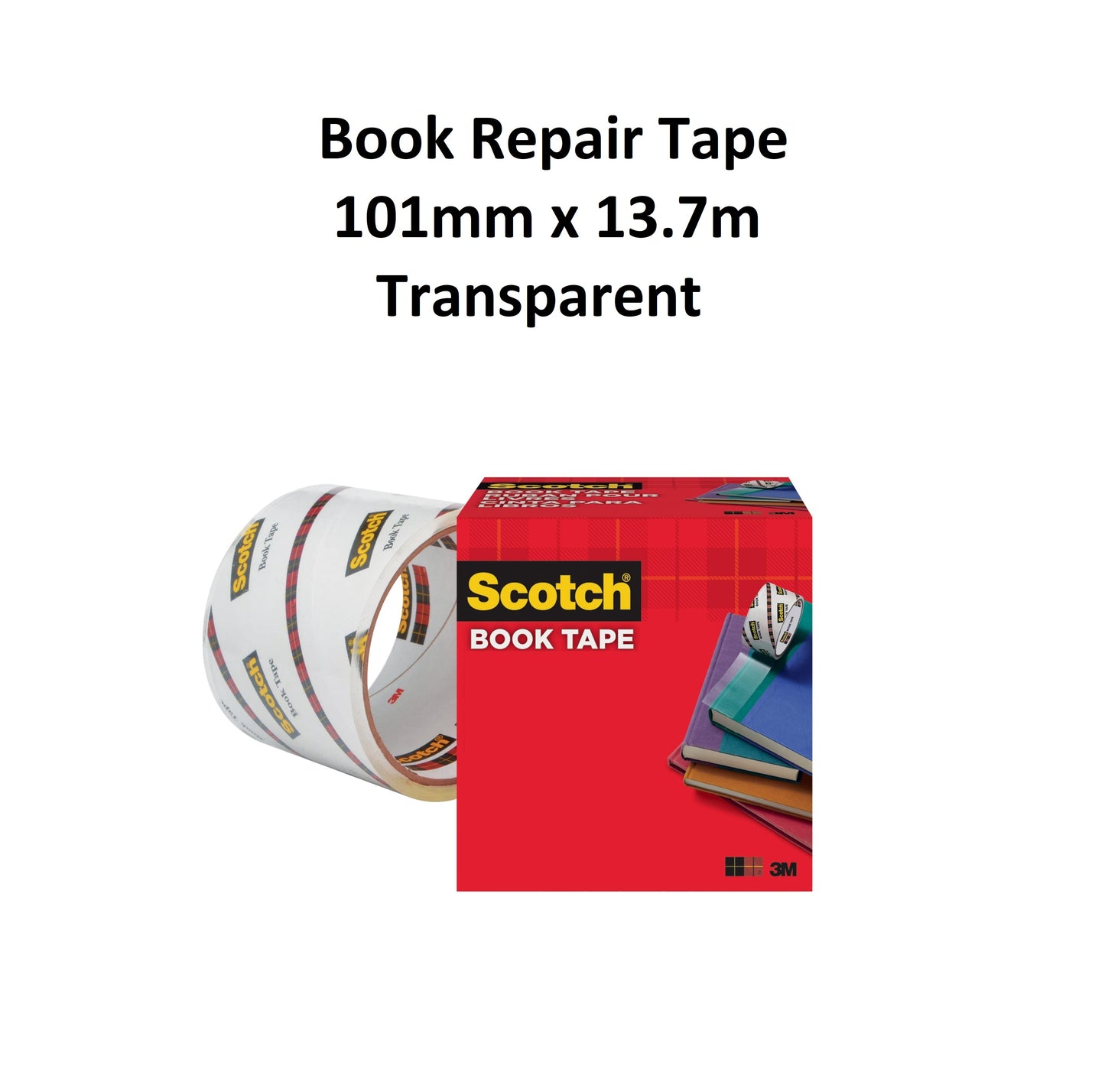 Scotch Book Repair Tape - 101mm x 13.7m