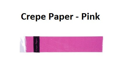 Crepe Paper - Pink