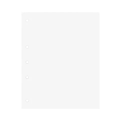 14A5 - A4 Loose Leaf Refill - Blank