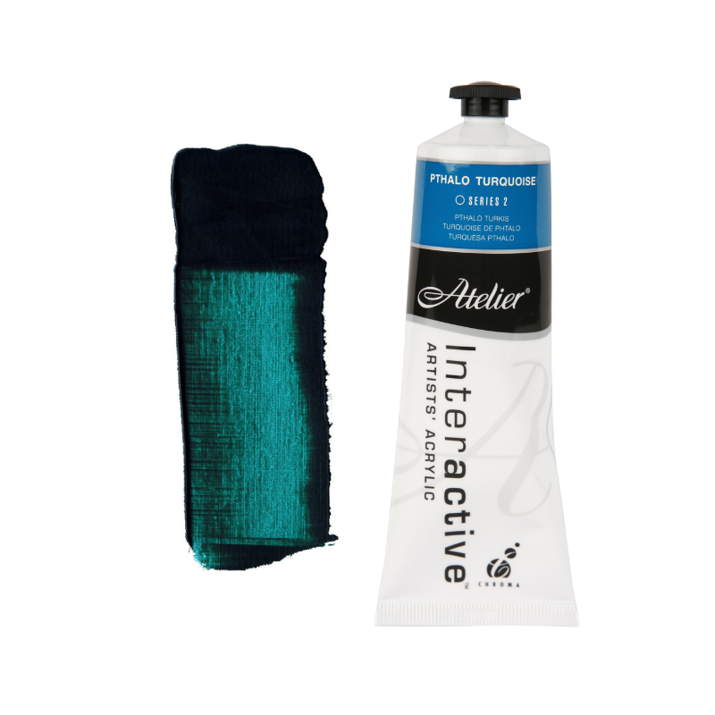 Pthalo Turquoise 80ml - Atelier Acrylic Paint S2