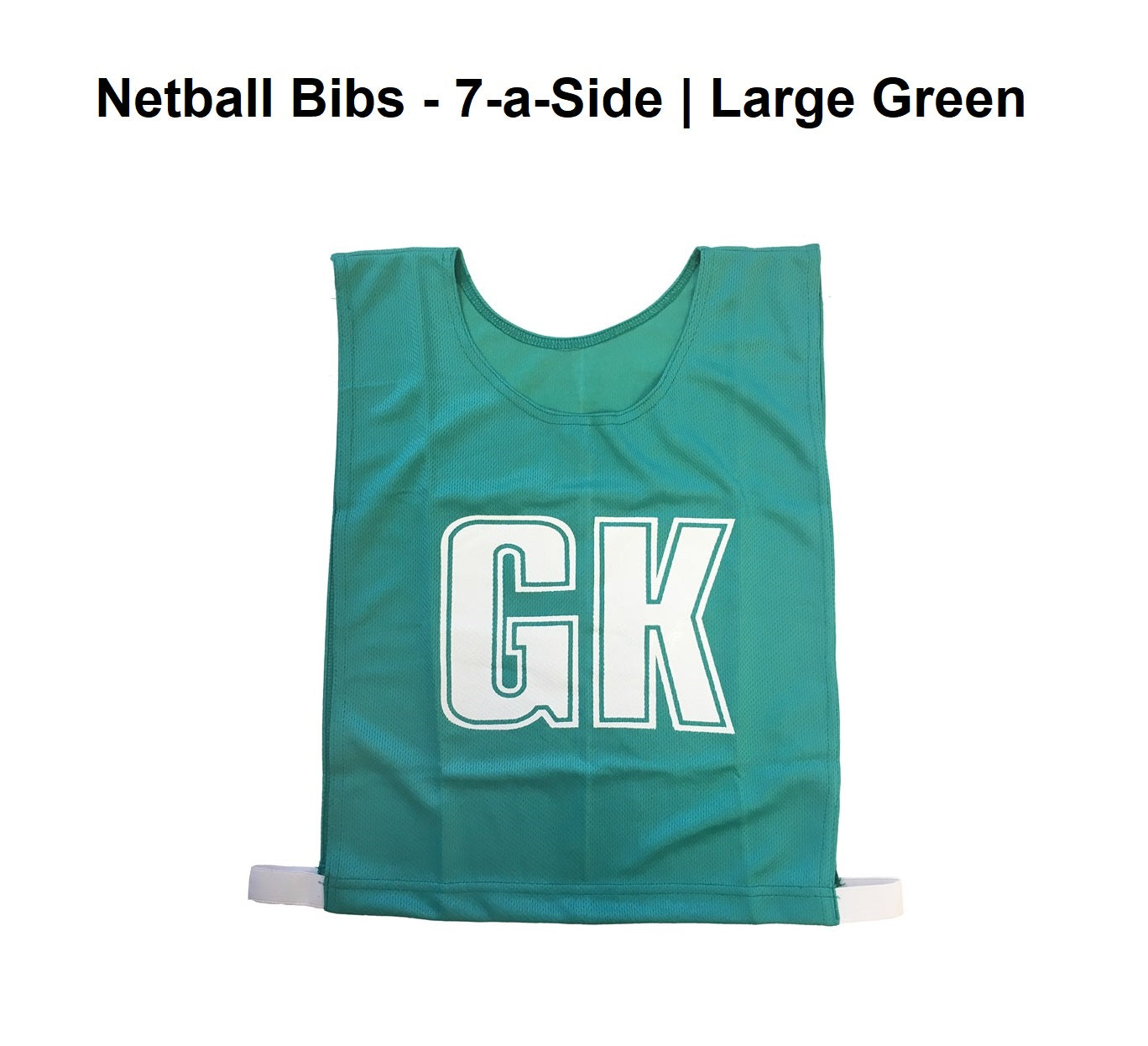 Netball Bibs - 7-a-Side | Large Green