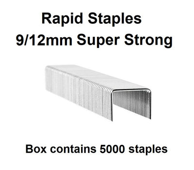 Staples - 9/12mm - Box of 5000