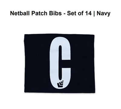 Netball Patch Bibs - Set of 14 | Navy