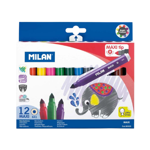 Milan Conic Maxi Tip Felt Tip 12's