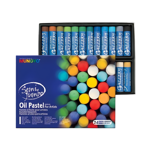 Mungyo Gallery Oil Pastels - Semi Jumbo 24's