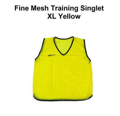 Fine Mesh Training Singlet - XL Yellow