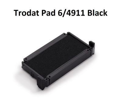 Black - Trodat 4911 Ink Pad Refill