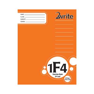 1F4 - Exercise Book - 12mm Lined