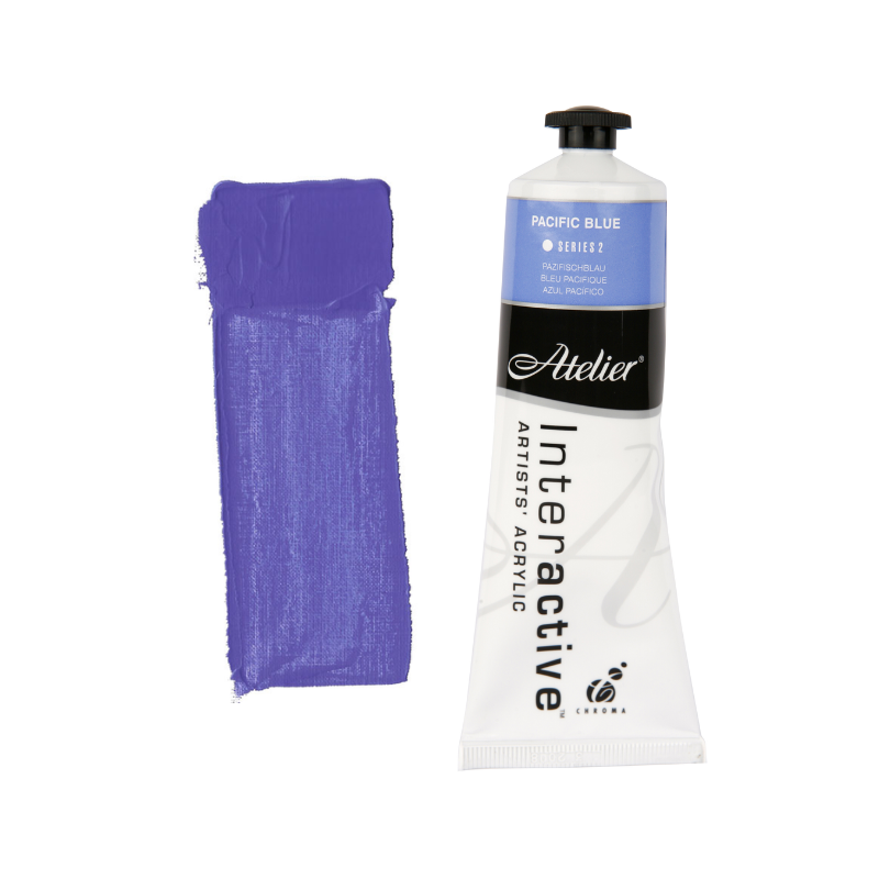 Pacific Blue 80ml - Atelier Acrylic Paint S2