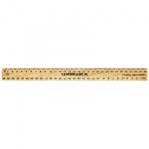 Wooden Ruler 30cm (Warwick)