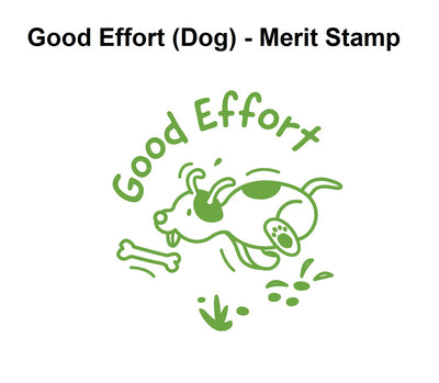 Good Effort (Dog) - Merit Stamp