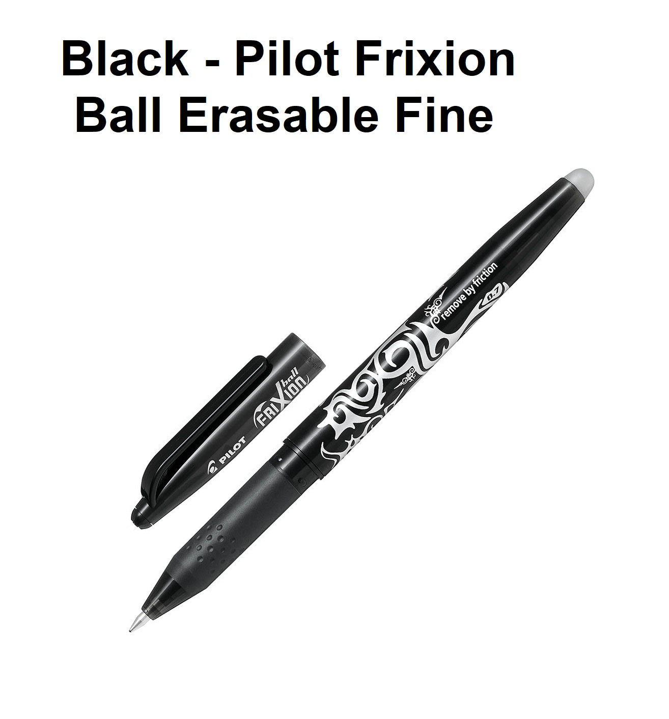 Black - Frixion Erasable Ball Pen