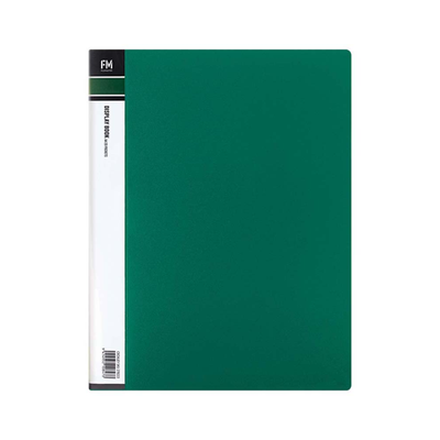 Green - A4 Clearfile 20 Page