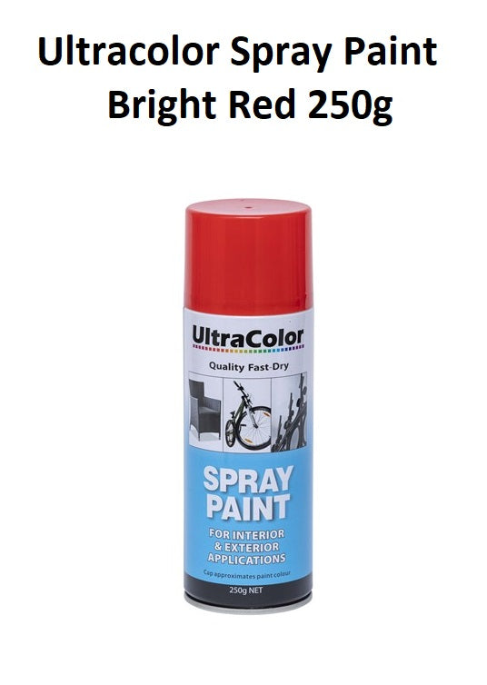 Bright Red - Ultracolor Spray Paint 250g