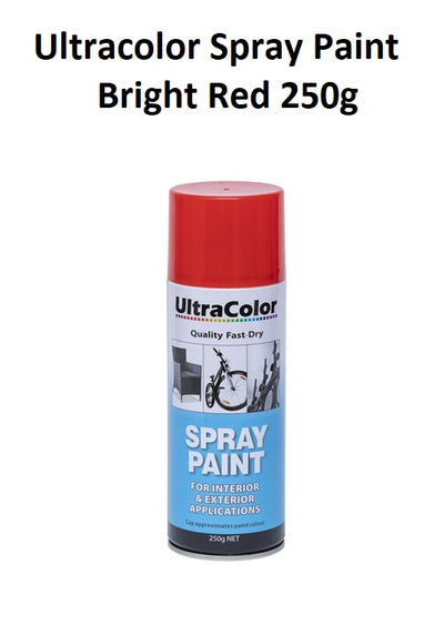 Bright Red - Ultracolor Spray Paint 250g