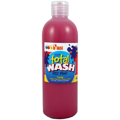 Cool Red 500mL - Total Wash Kids Paint
