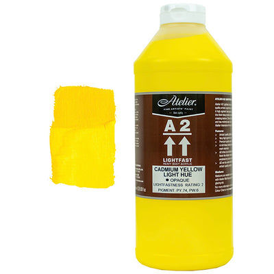 Cadmium Yellow Light 1L - Chroma A2 Acrylic Paint