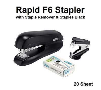 Rapid F6 Stapler - Half Strip (Value Pack)