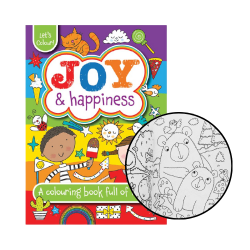 Joy and Happiness Colouring book - 56pg