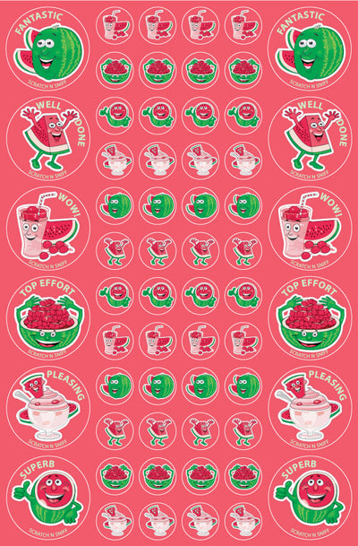 Watermelon - ScentSations Fruit Stickers (Pack of 180)