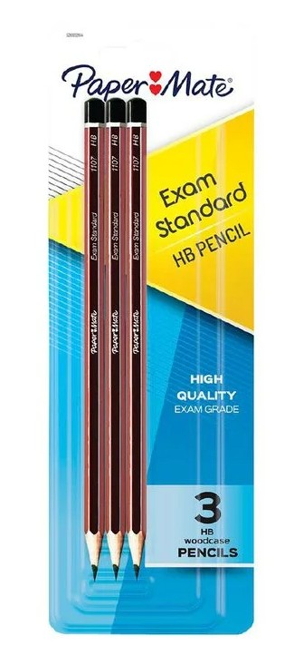 Paper Mate HB Woodcase Pencil - Pack of 3