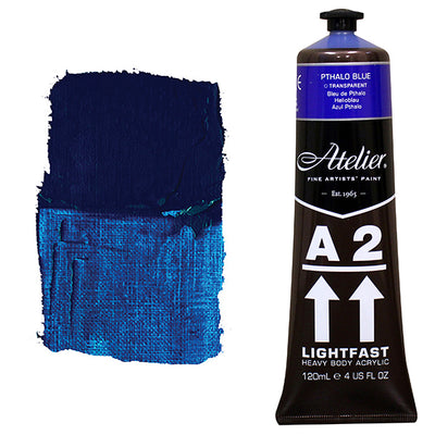 Pthalo Blue 120ml - Chroma A2 Acrylic Paint