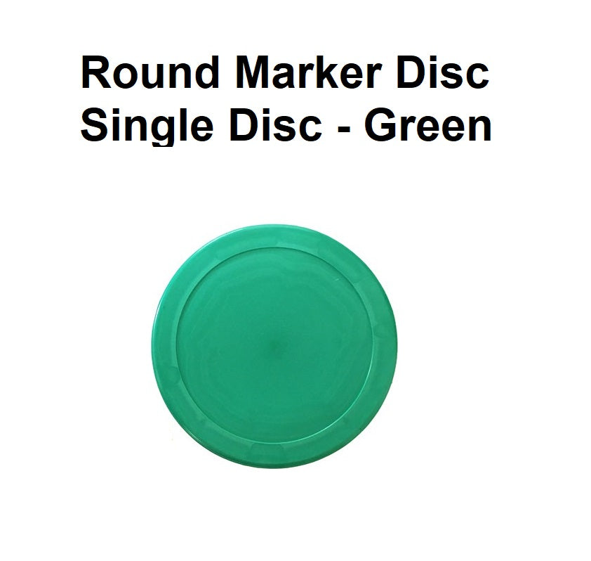 Round Marker Disc - Single Disc - Green