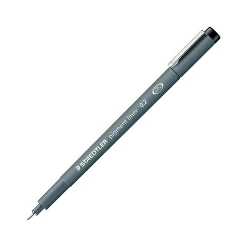 Black 0.2mm - Staedtler Pigment Liner Pen