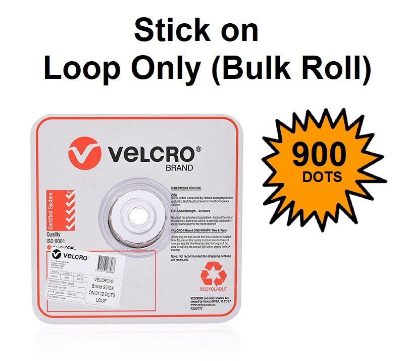 Loop Only - Dots - 900's - Bulk roll